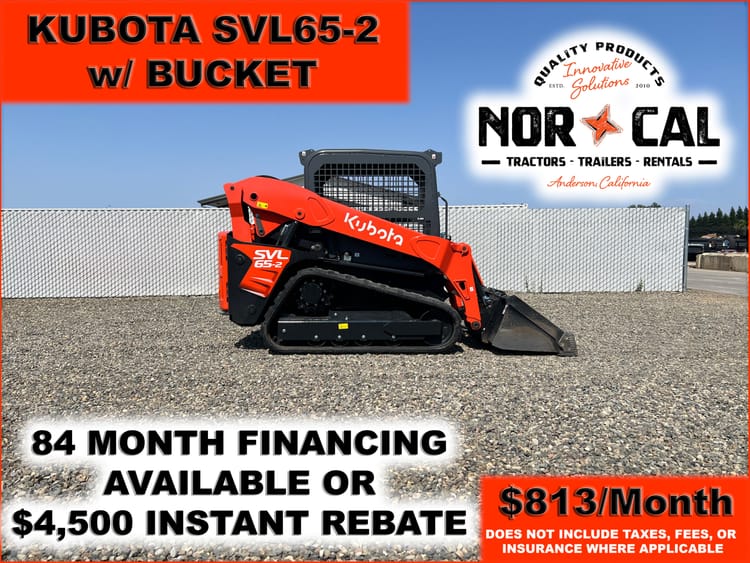 Kubota SVL65-2 Package Deal